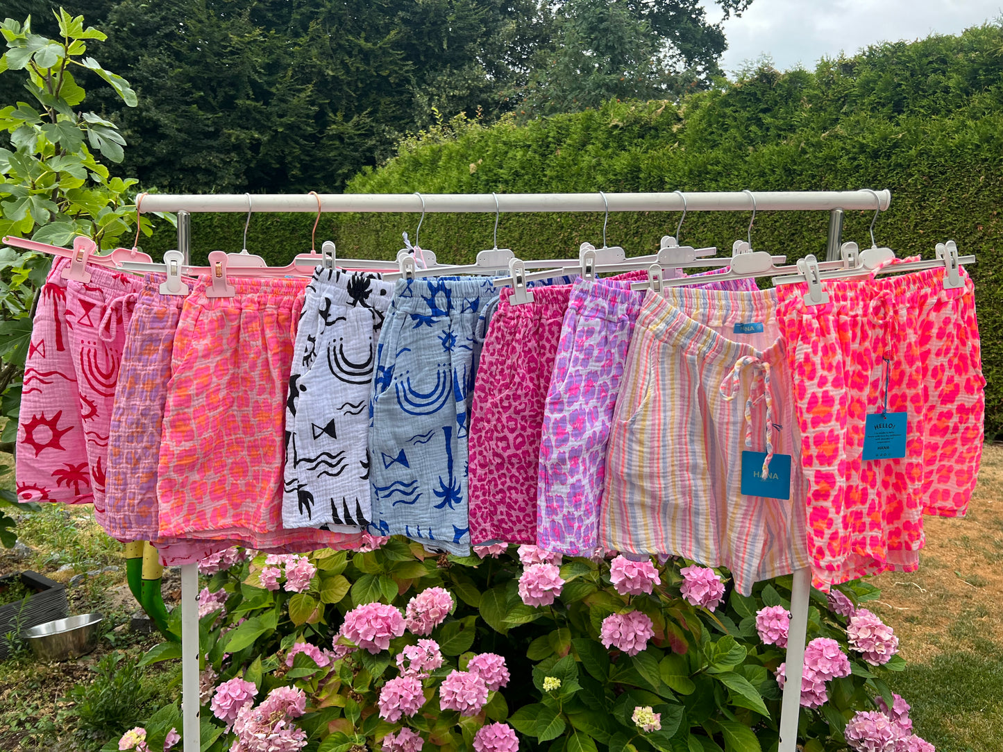 Musselin Sommer Shorts in verschiedenen Farben