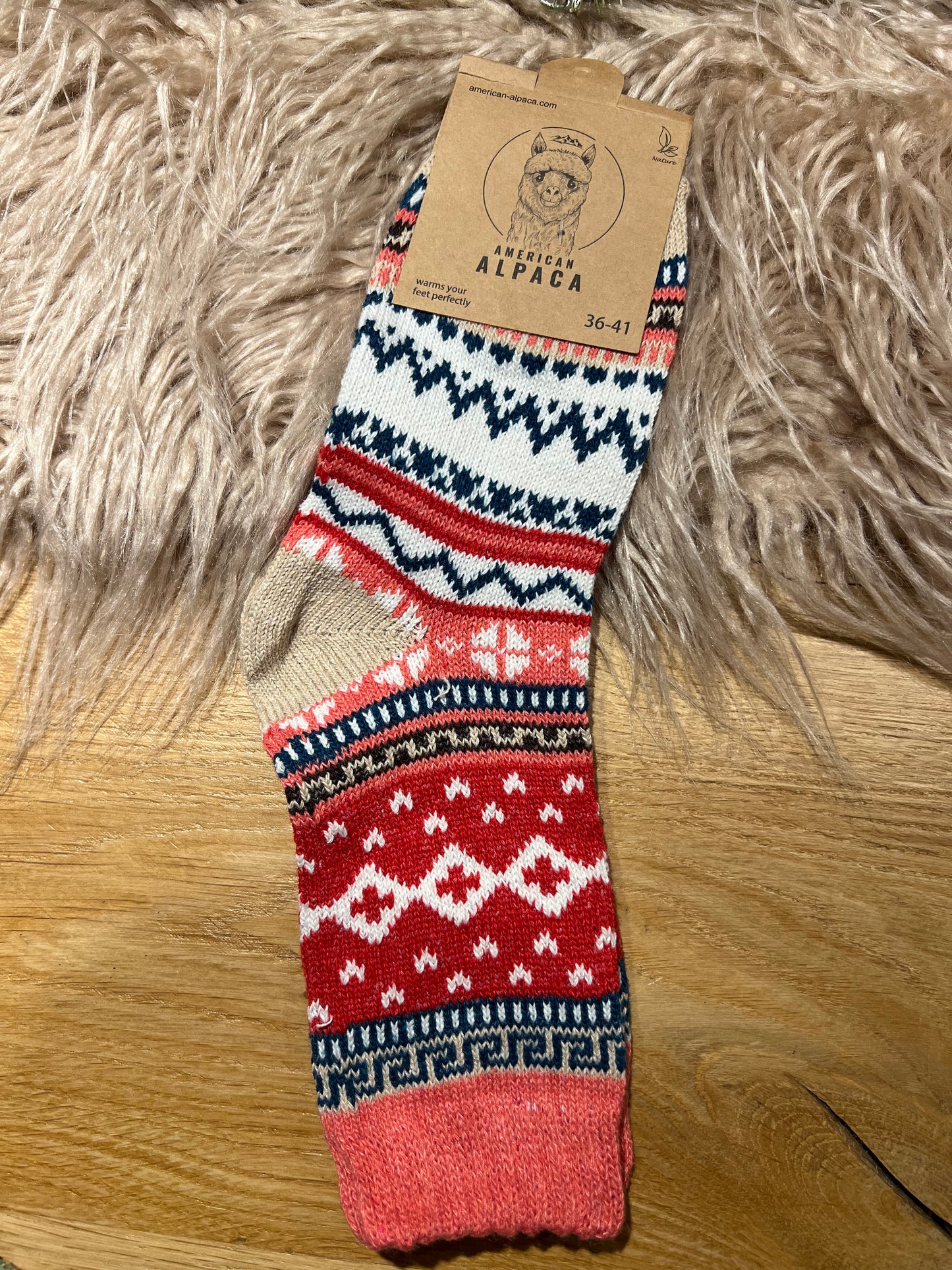 Alpaca Socken bunt Gr 36-41 — 8203