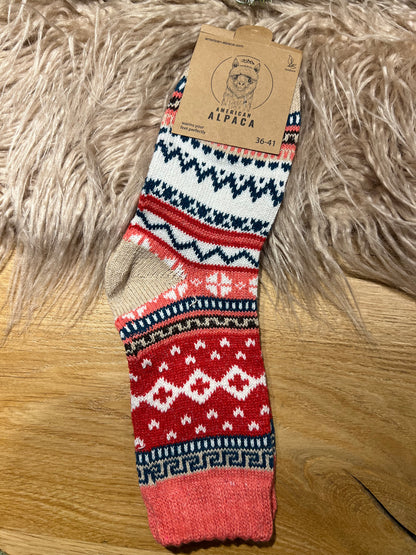 Alpaca Socken bunt Gr 36-41 — 8203