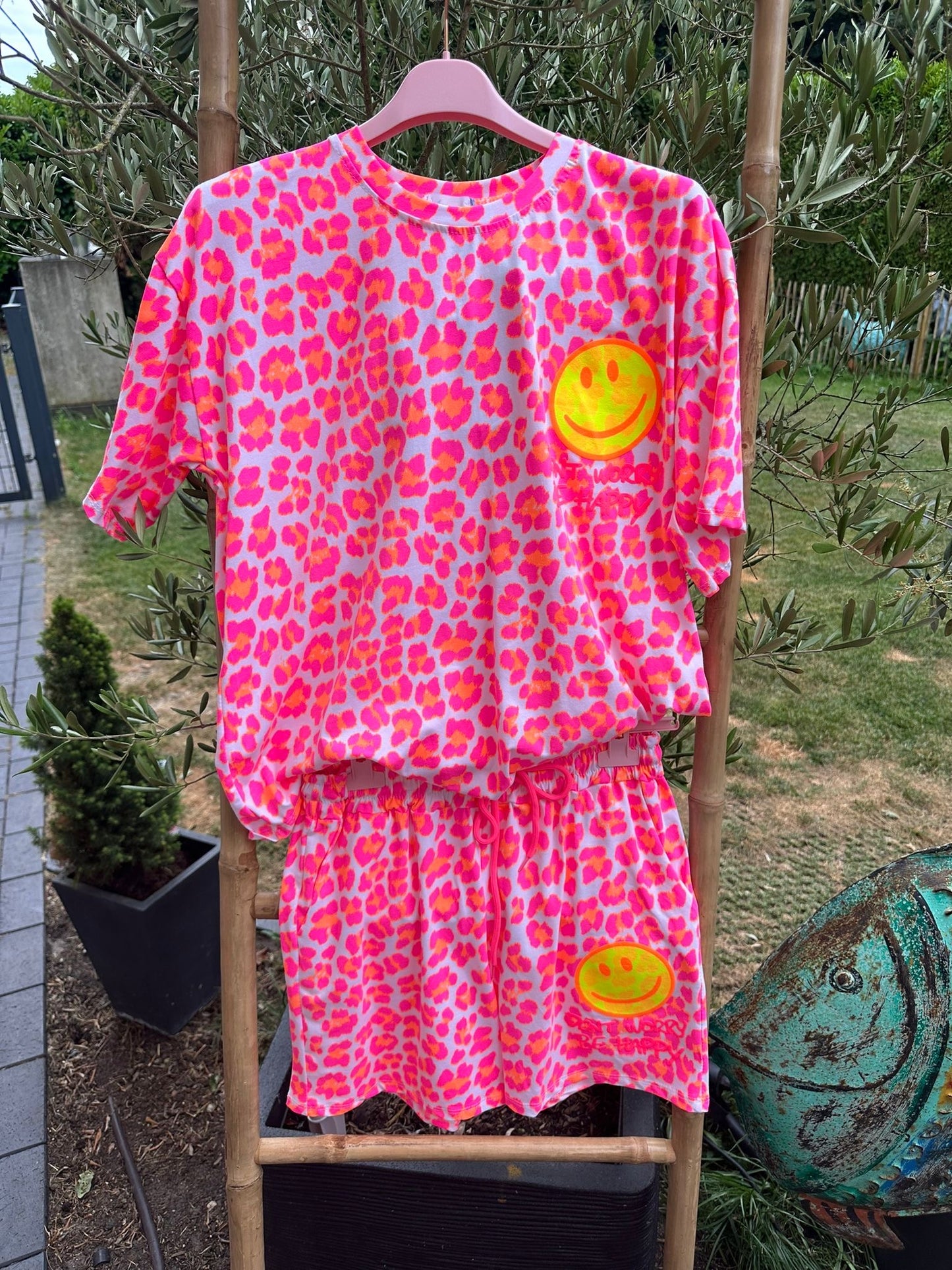 Leo Smiley 2 Teiler in verschiedenen Farben  don‘t worry be happy