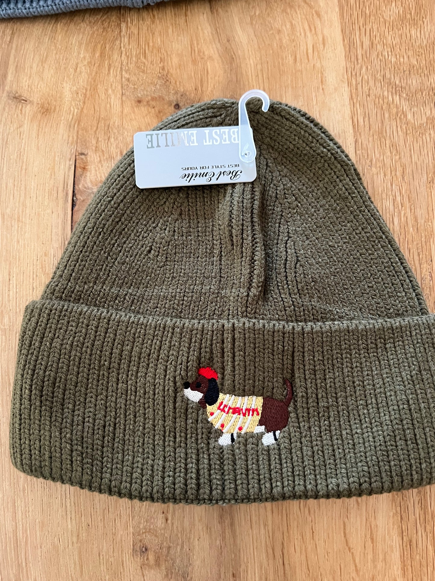 Mütze mit Dackel in verschiedenen Farben