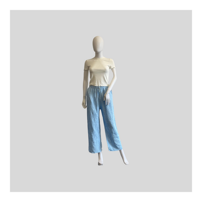 Musselin Hose mit Tasche