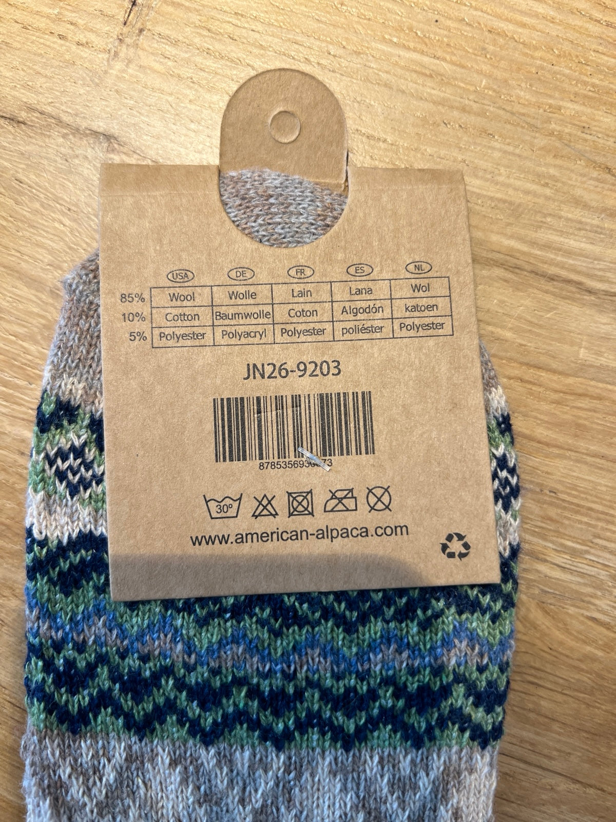 Alpaca Herren Ethno Socken Gr 41-47.  JN26-9203 🦙