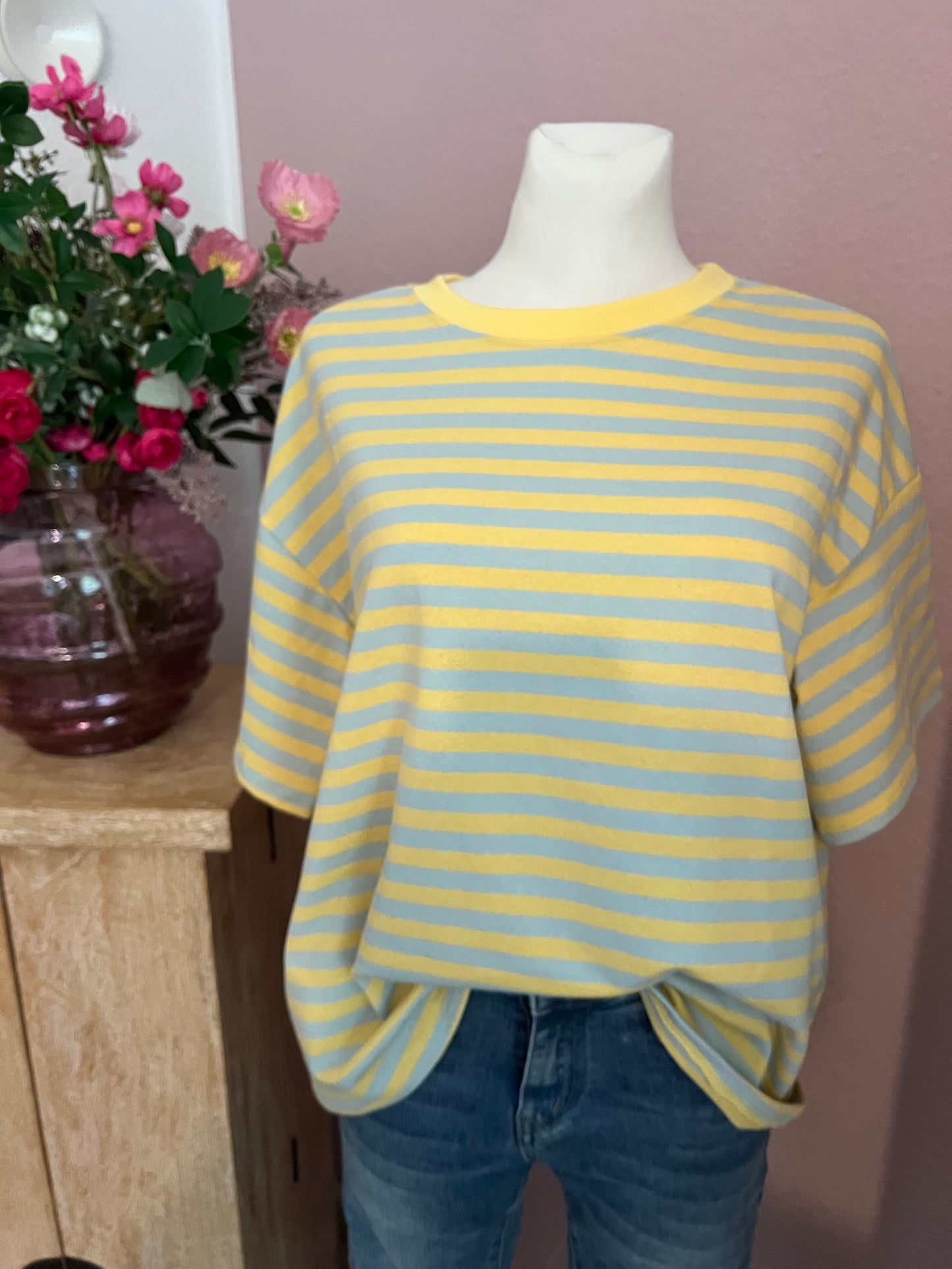 T Shirt Pretty Body gestreift