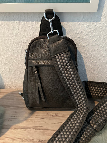Crossbody mit Stoffgurt