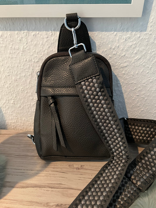 Crossbody mit Stoffgurt