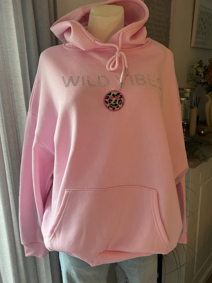 Hoodie von Zwillingsherz in verschiedenen Farben Good Vibes