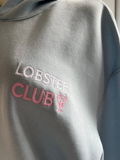 Hoodie Lobster Zwillingsherz hellblau