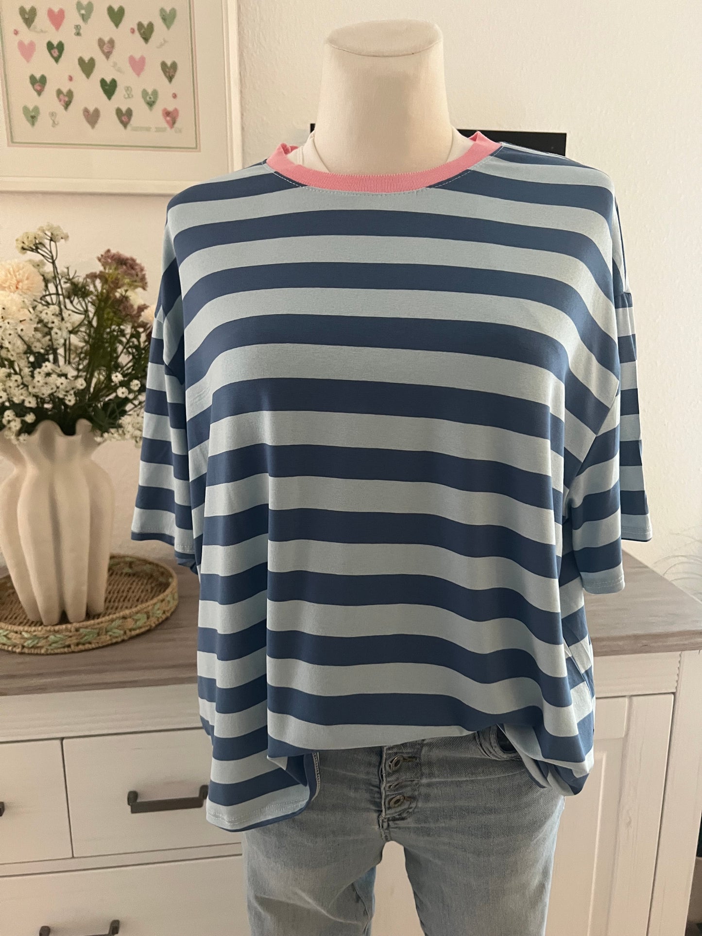 T Shirt gestreift in verschiedenen Farben