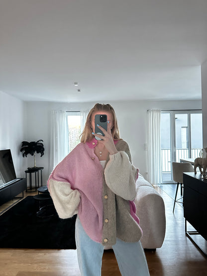 Strickjacke "4-Farbig"