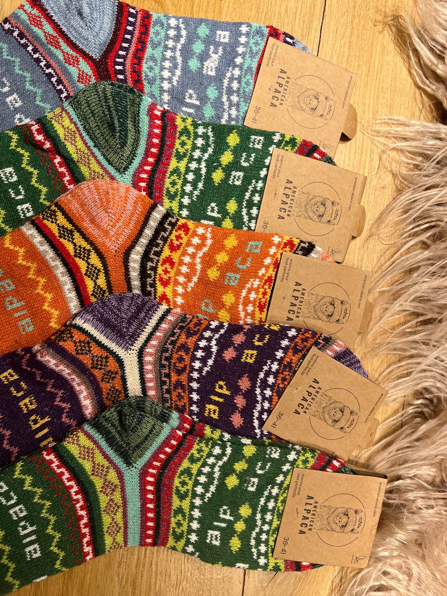 ✅ Alpaca Socken bunt Alpaca ….8232