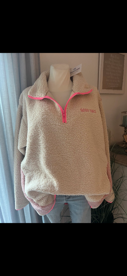Zwillingsherz Pullover Teddy
