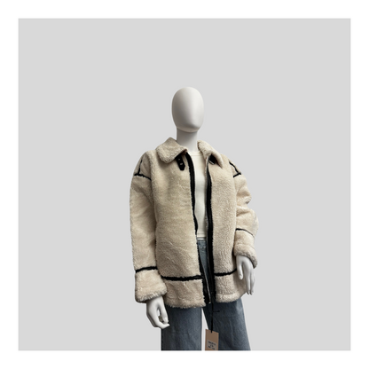 Beige Jacke “Teddy”