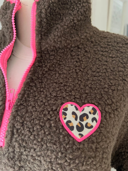 Teddy Troyer Leo braun oder rosa Zwillingsherz