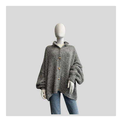 Oversized Strickjacke "Boucle"