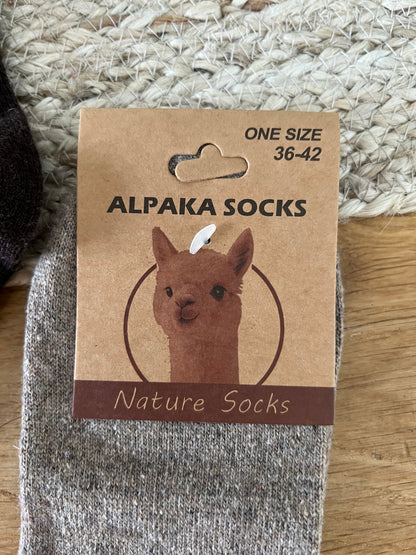 Alpaca Socken Gr 36-42 mit Herz ❤️