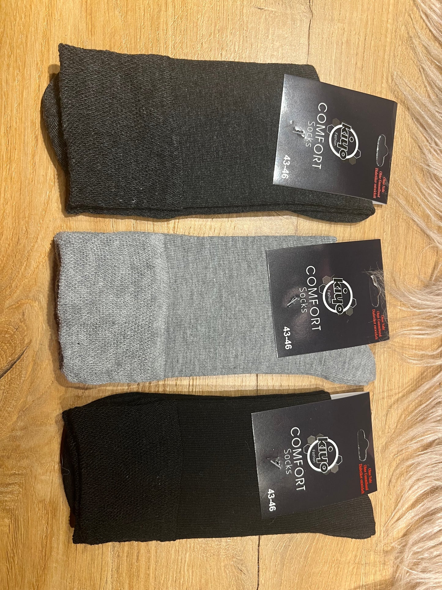 Comfort Socks ohne Naht Gr 43-46