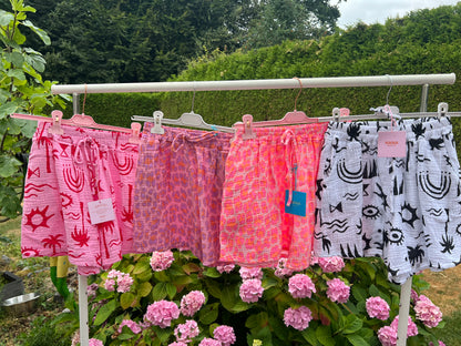 Musselin Sommer Shorts in verschiedenen Farben