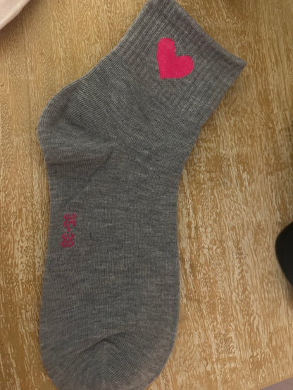Sneaker Socken mit Herz ❤️ 39-42