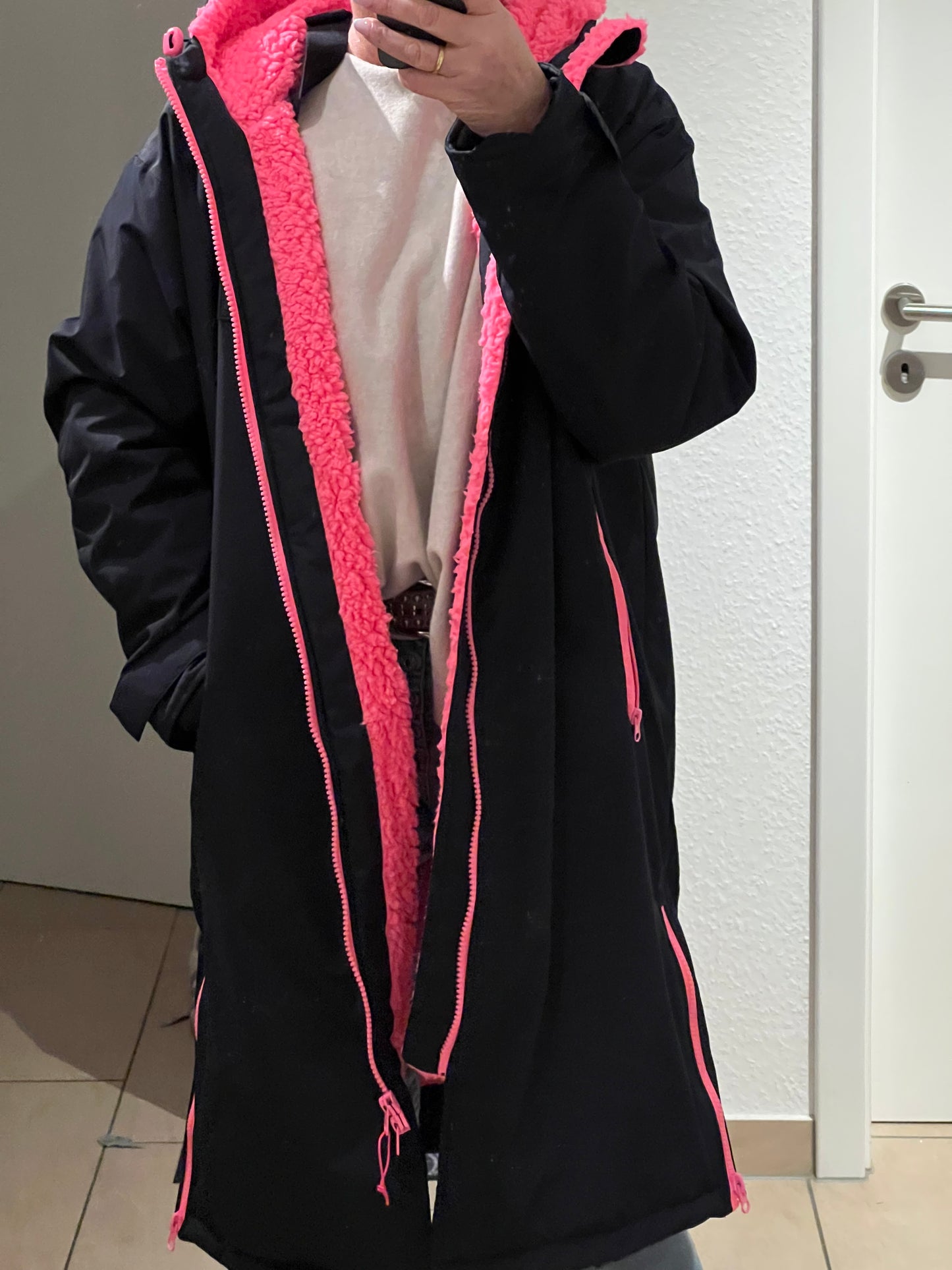 Zwillingsherz Windbreaker in verschiedenen Farben S/M Oversized geschnitten