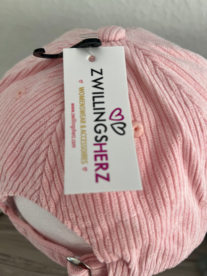 Cap Kappe von Zwillingsherz in rosé