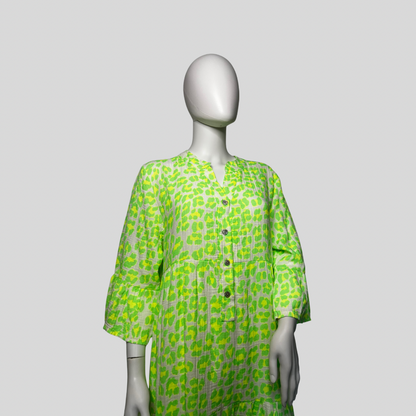 Musselin Kleid "Lang - Leo"