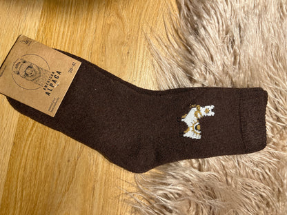 ✅ Alpaca Socken Gr. 36-41 "Mit Alpaca- Dick"