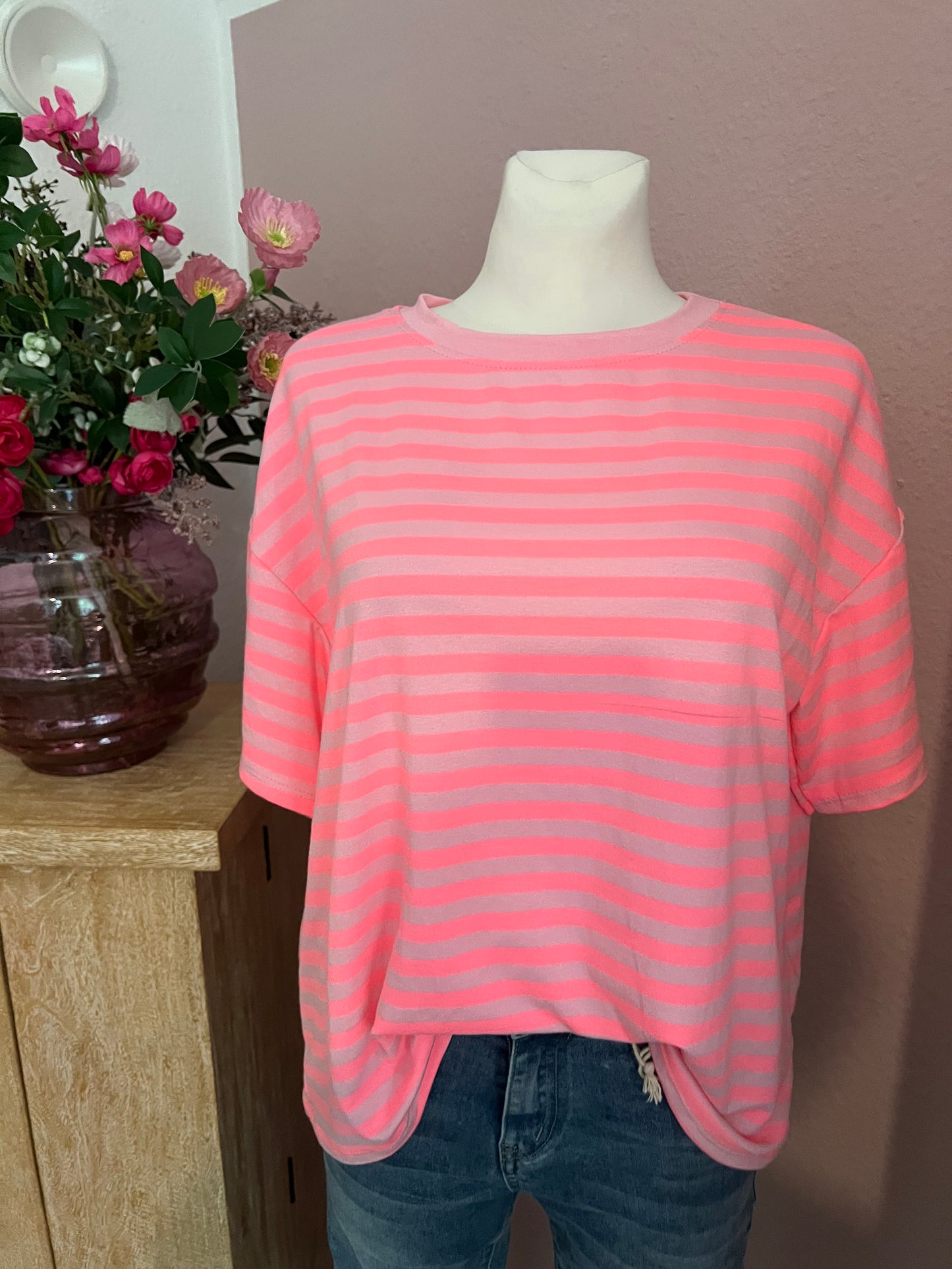 T Shirt Pretty Body gestreift