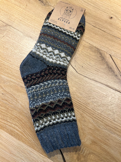 Alpaca Socken Gr 36-41 dick —-8307
