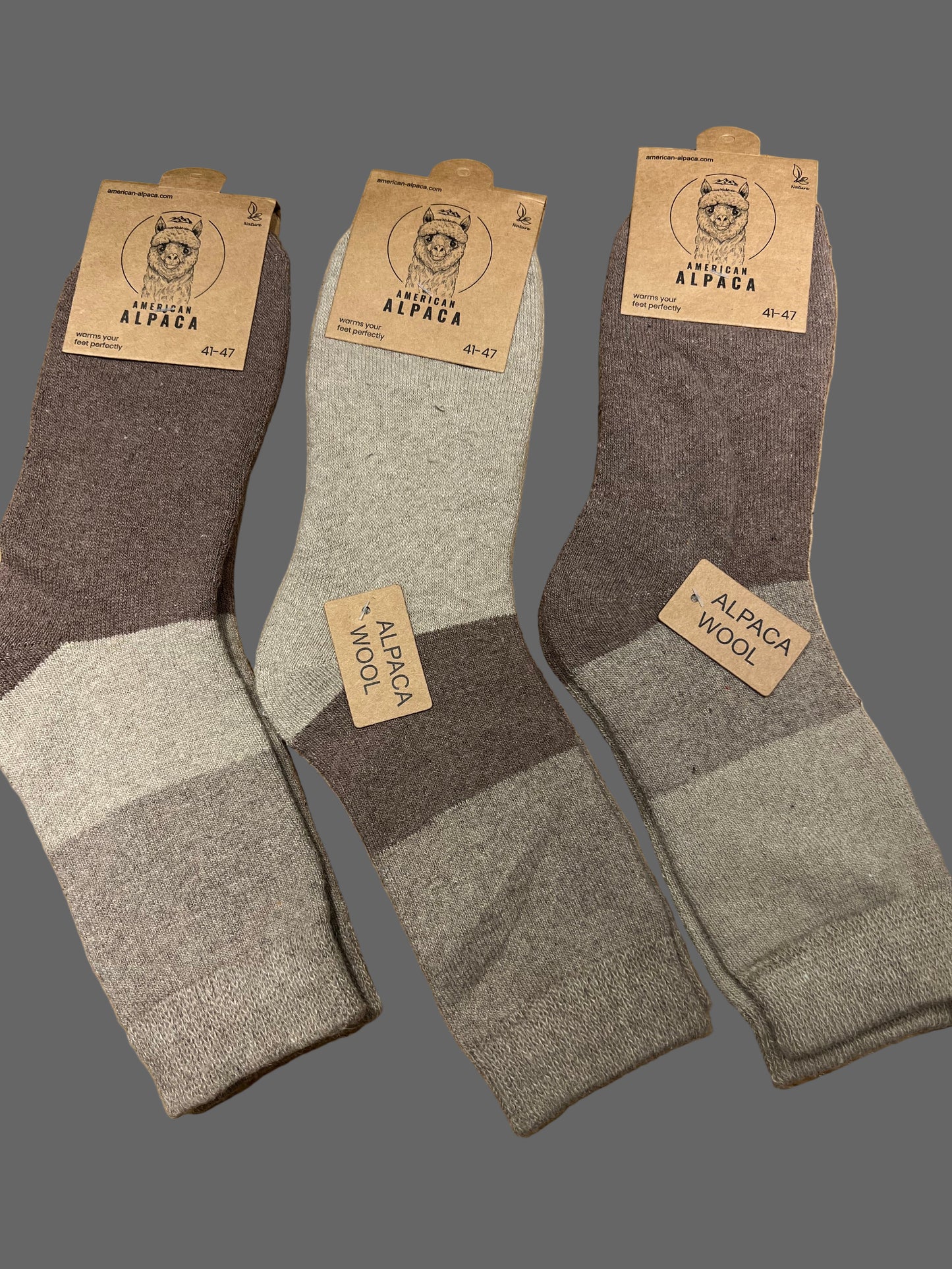 Alpaca 🦙 Socken Gr 41-47 taupe