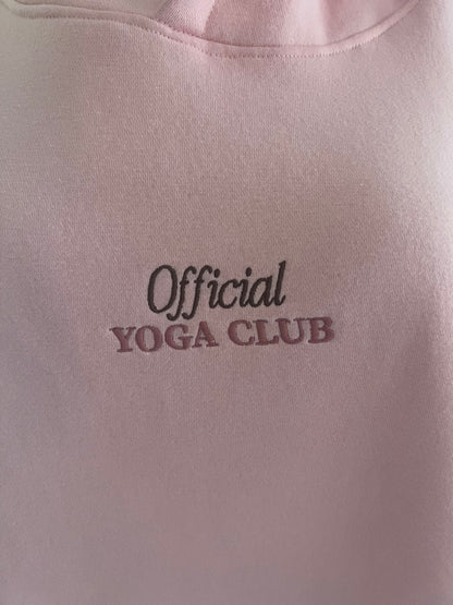 Hoodie  Yoga Zwillingsherz rosa