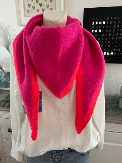 Flausch Schal 2 farbig