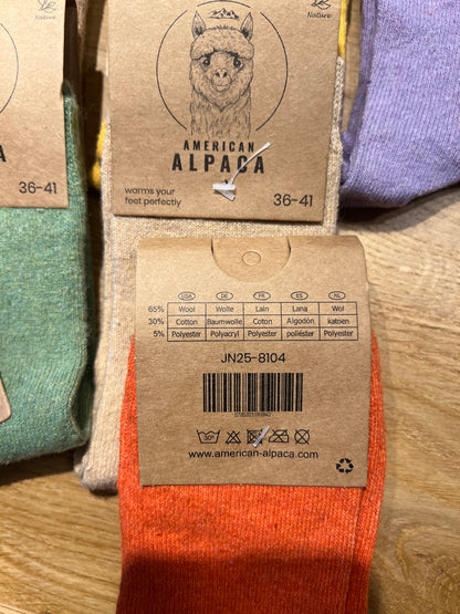 Alpaca Socken Gr. 36-41 "Dünn" ❌
