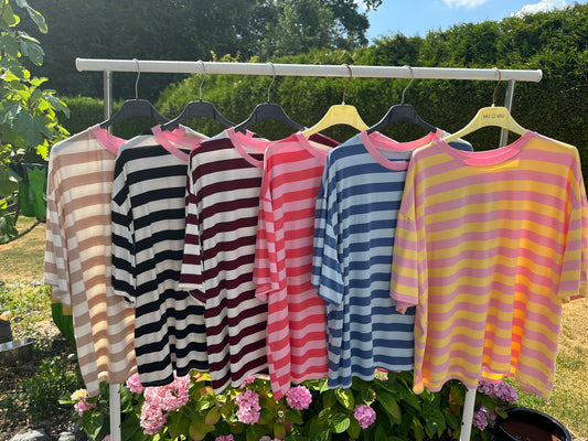 T Shirt gestreift in verschiedenen Farben
