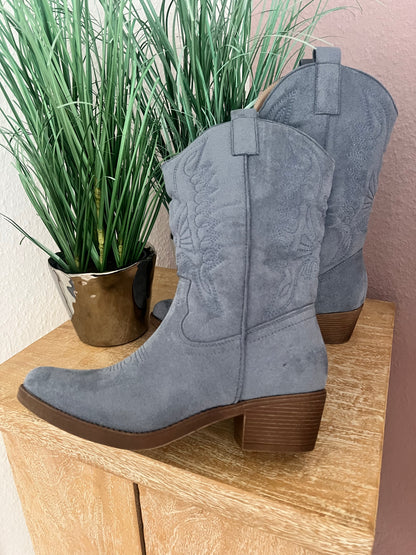 Cowboy Stiefel jeansblau