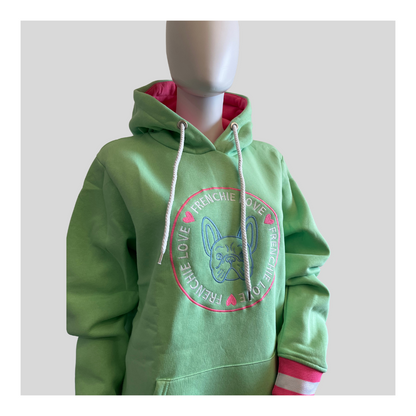 Mint Hoodie "Frenchie Lover"