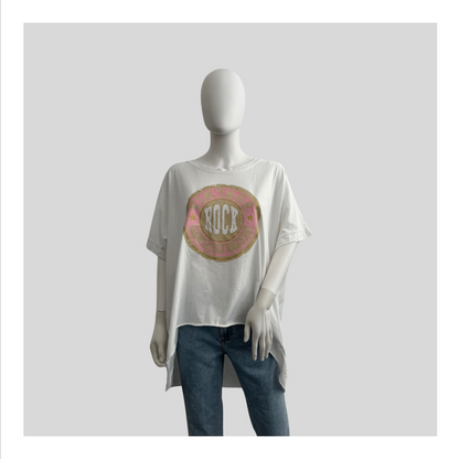 Oversized T-Shirt "Rock Print"