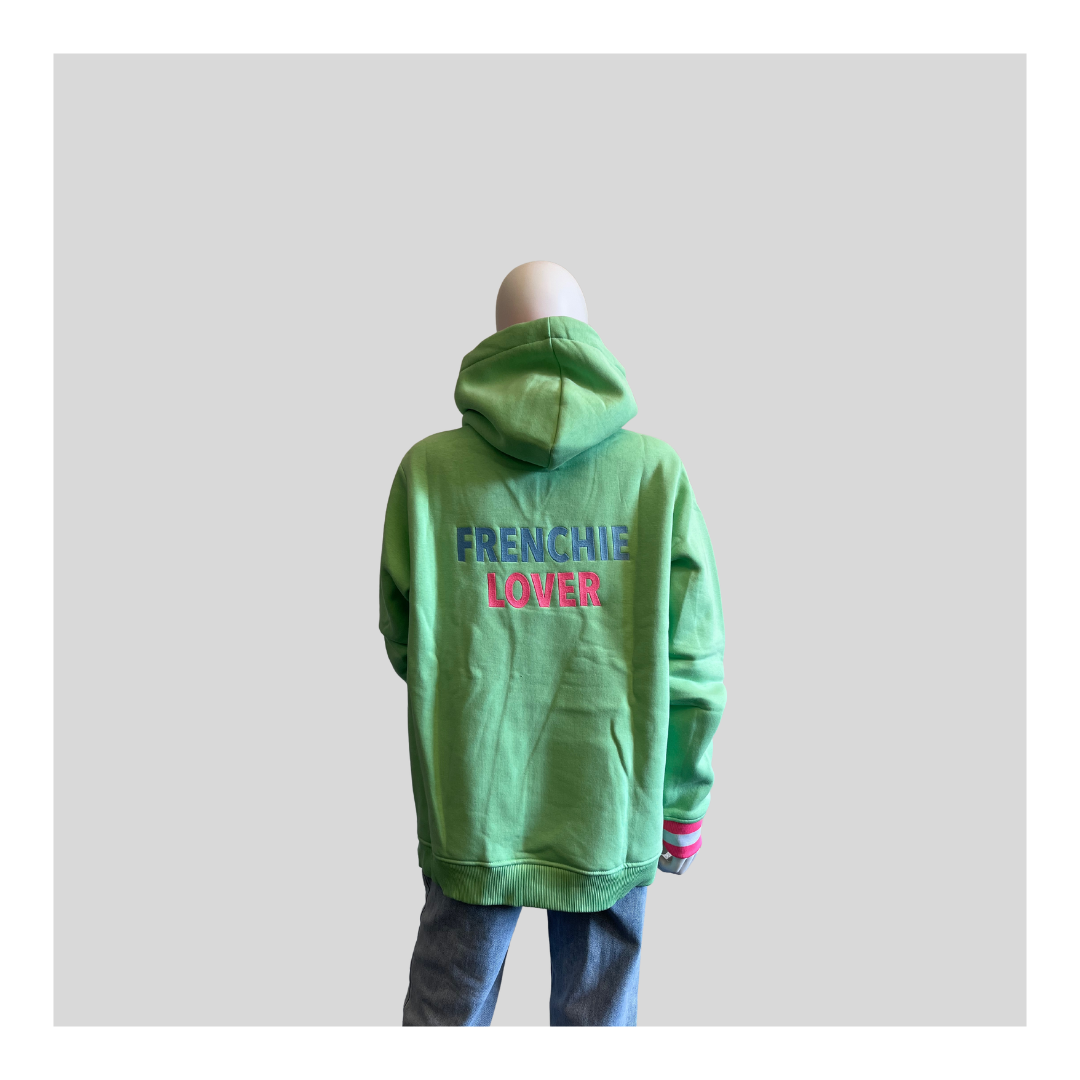 Mint Hoodie "Frenchie Lover"