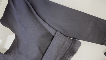 Schwarze Strumpfhose „Gefüttert“